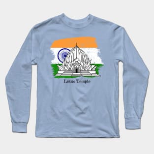 Lotus Temple India Long Sleeve T-Shirt